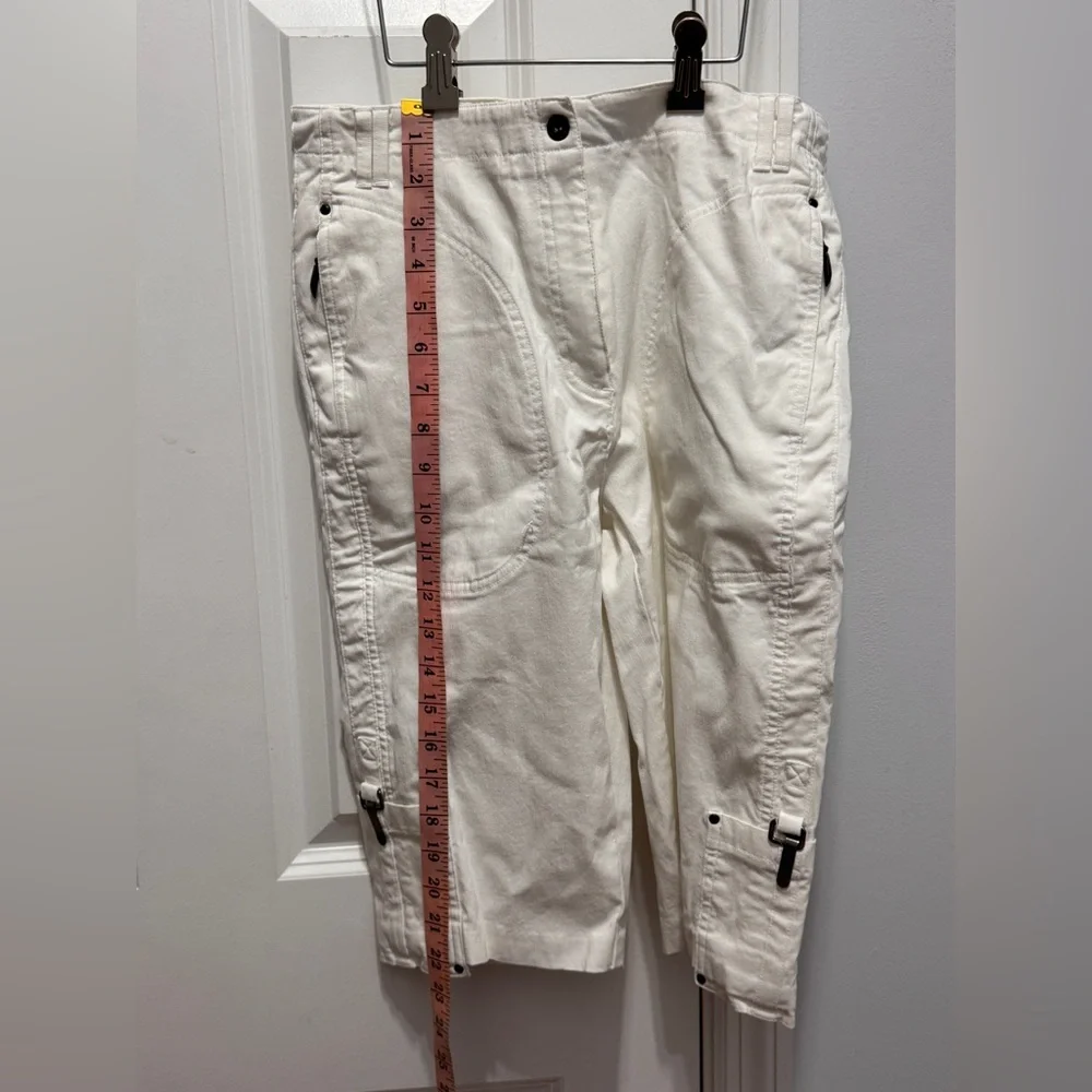 Jamie Sadock White golf Shorts with Silver Accent size 6
